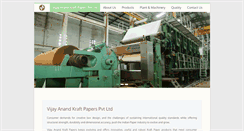 Desktop Screenshot of kraftpaperindia.com